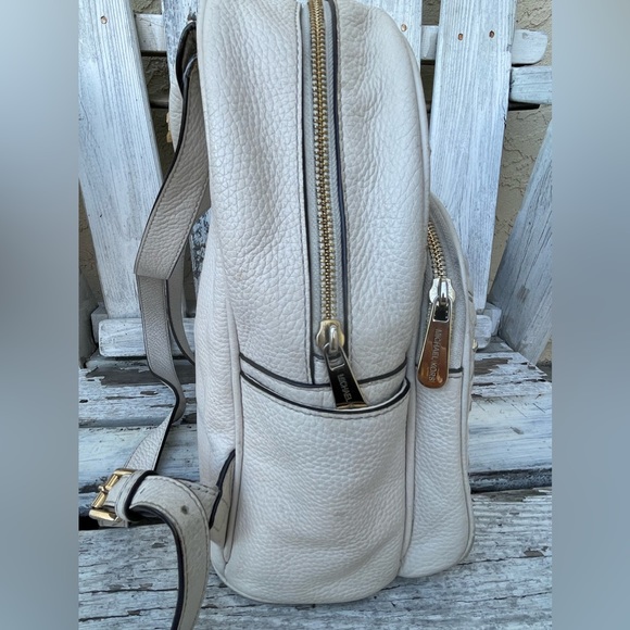 Michael Kors Medium Studded Pebbled Leather Backpack - Picture 3 of 9